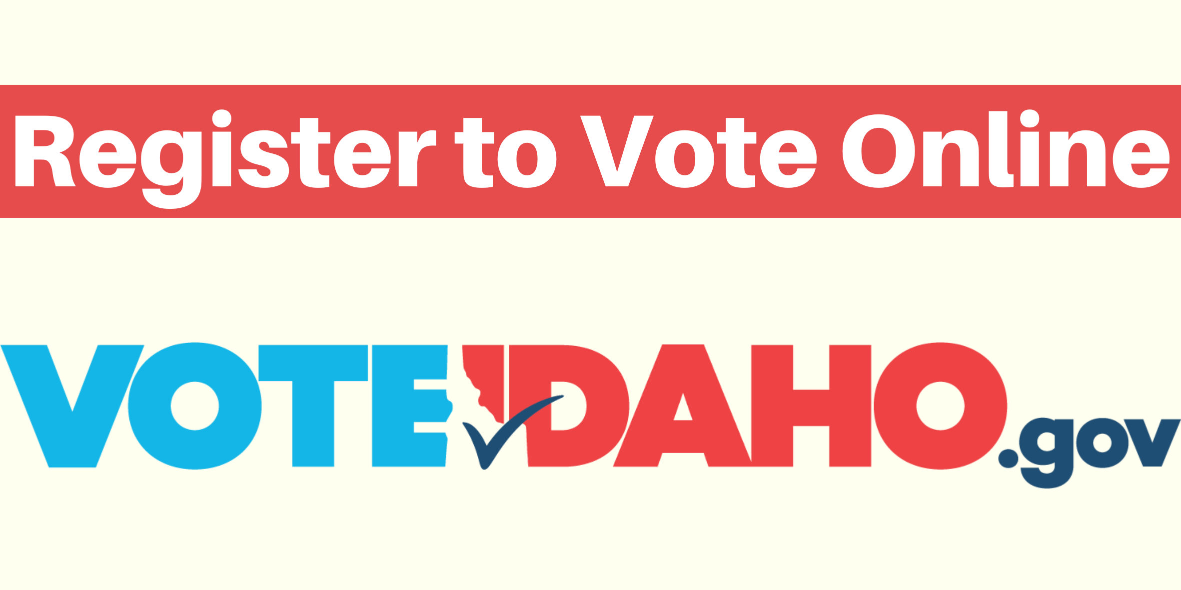 Register to Vote Online Vote Idaho.gov
